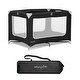 preview thumbnail 8 of 25, Dream On Me Zoom Portable Playard Black