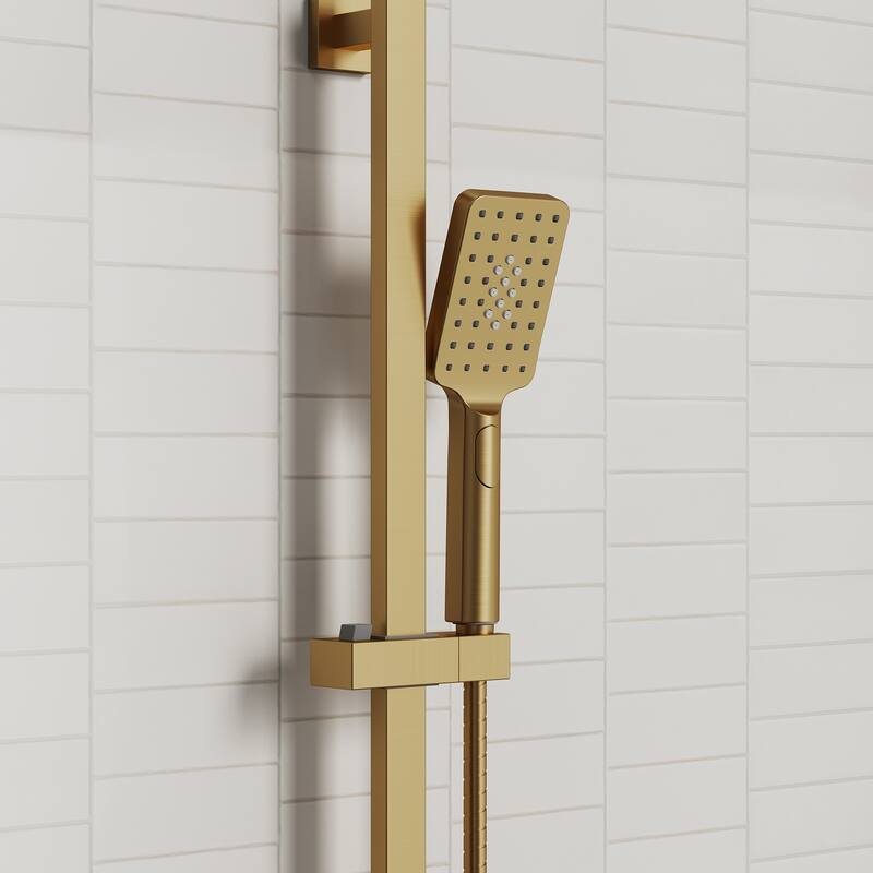 Adjustable Handheld Shower Slide Bar Set With Hose
