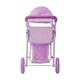 preview thumbnail 8 of 7, Olivia's Little World - Baby Doll Jogging Stroller - Purple / Stars - 21" L x 13" W x 21.26" H