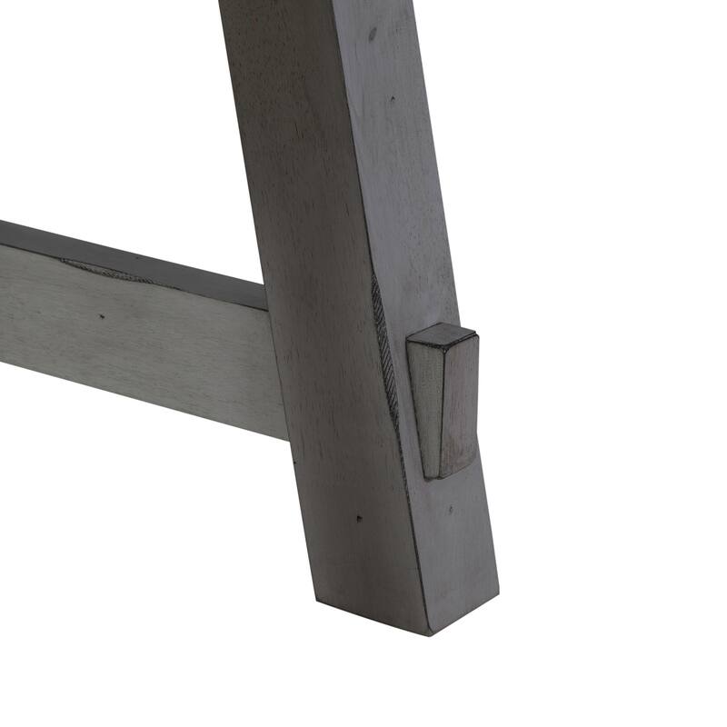Newport Smokey Grey 5 Piece Trestle Table Set