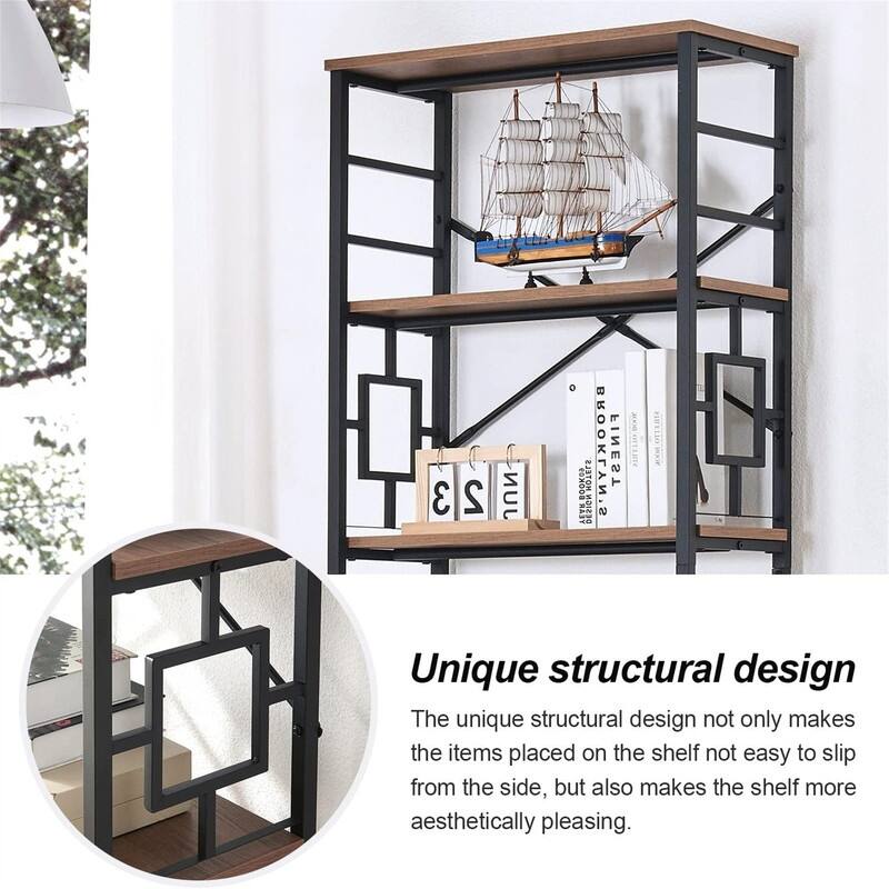 Tall Bookshelf Metal Bookcase and Bookshelves