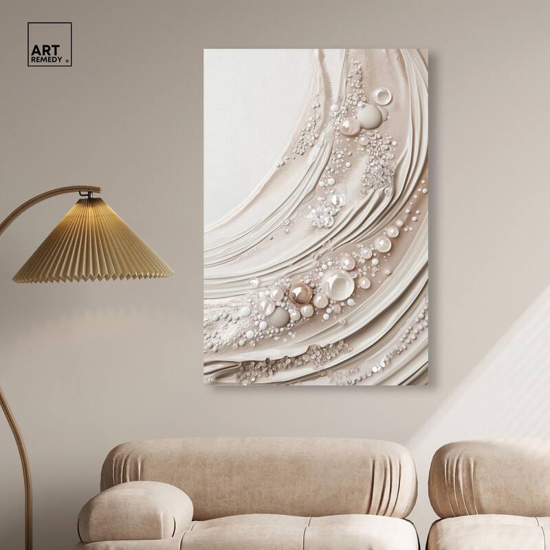 Chromatic Concretions II Canvas by Art Remedy, Gallery Wrapped