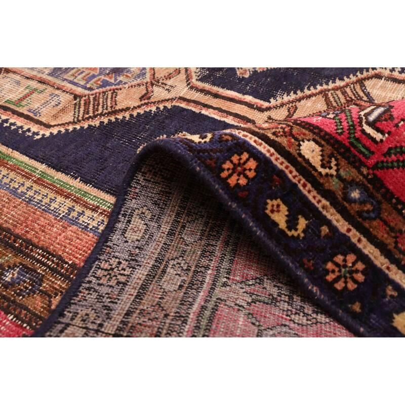 ECARPETGALLERY Hand-knotted Konya Anatolian Dark Navy Wool Rug - 4'6 x 8'7