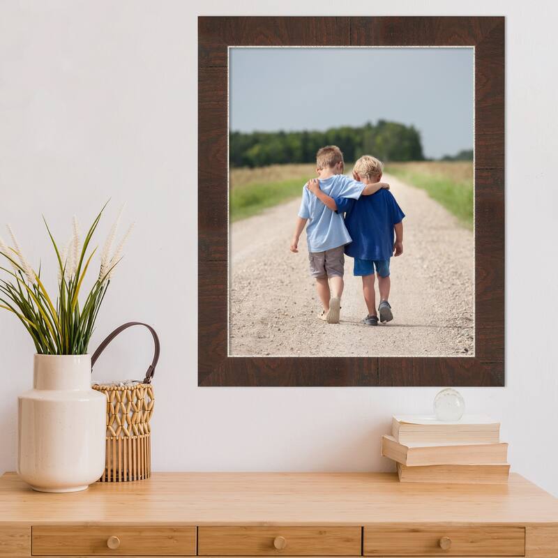 Wildwood Brown Narrow Framed Picture Frame, Photo Frame
