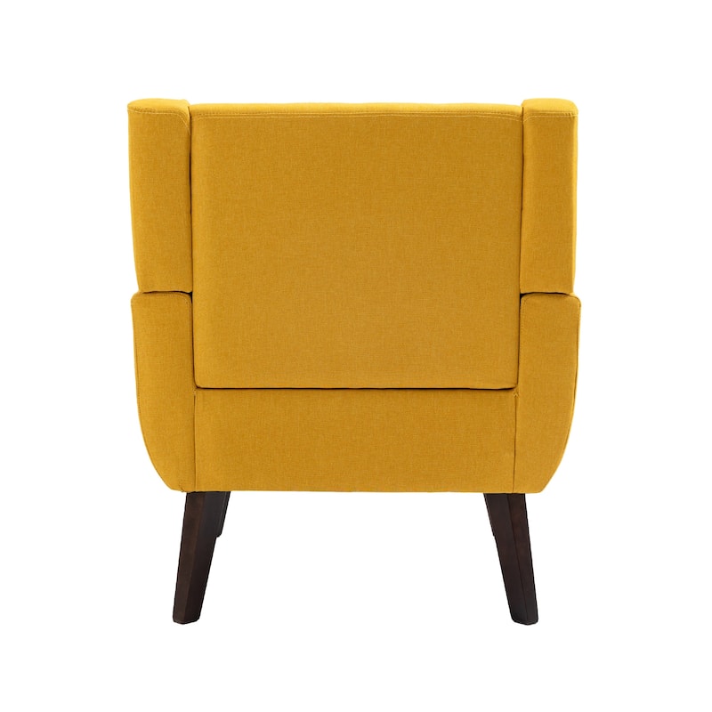 3-Piece Tufted Linen Armchair and Loveseat Set