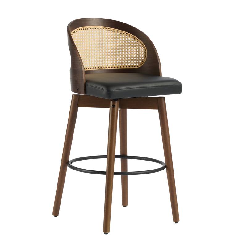 Como Indoor Wood Barstool