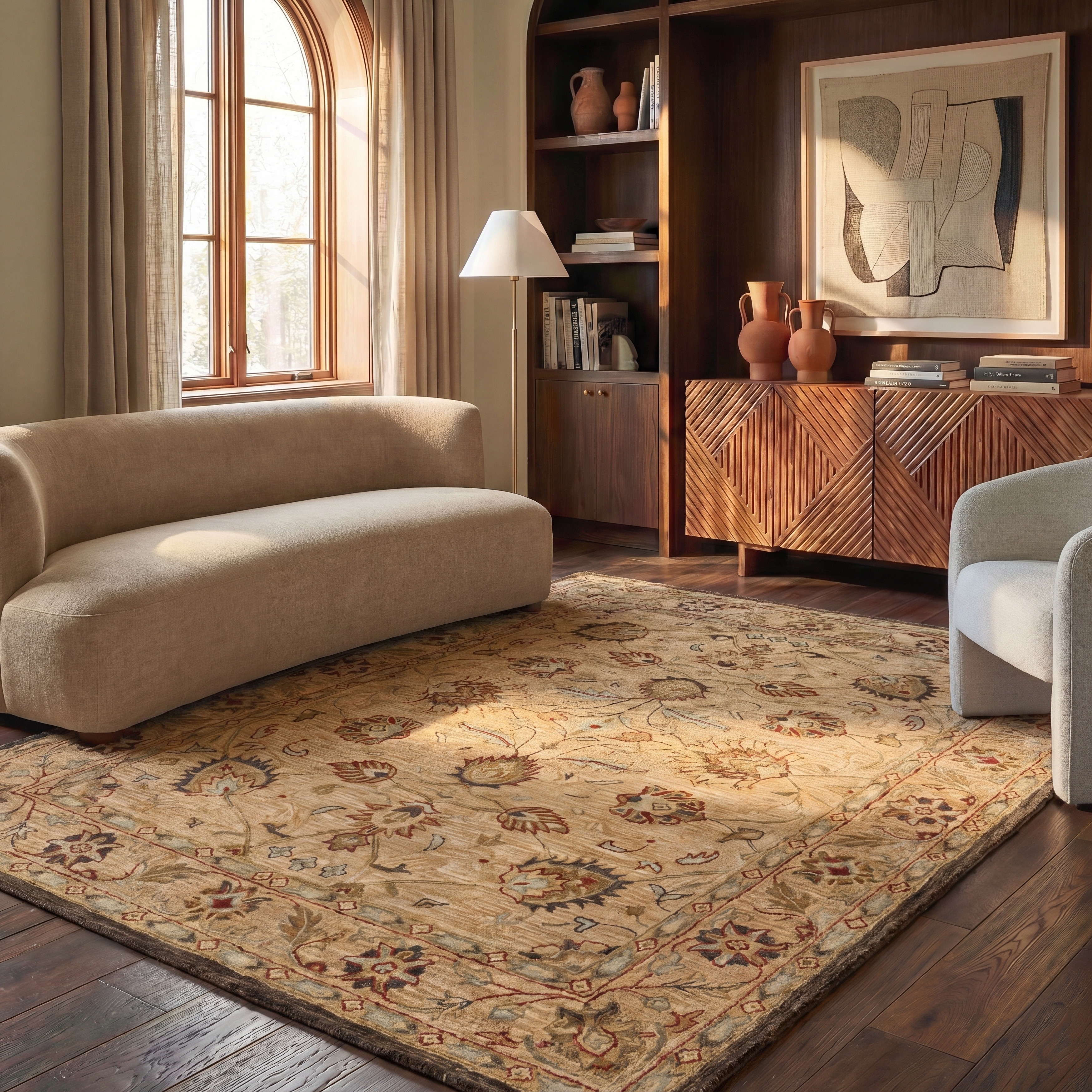 SAFAVIEH Handmade Anatolia Renelle Traditional Oriental Wool Rug