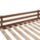 preview thumbnail 11 of 14, Stylish Twin size Loft Bed Wood Bed with Convertible Ladder, Slide, Stair and Chalkboard, Safety & Fun, Maximized Space, Walnut