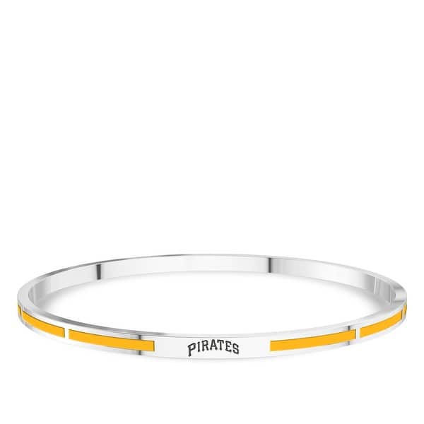 Mlb Pittsburgh Pirates Bracelet In Sterling Silver Design By Mlb Pittsburgh Pirates Bracelet In