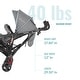 preview thumbnail 3 of 4, Dream On Me Volgo Twin Umbrella Stroller