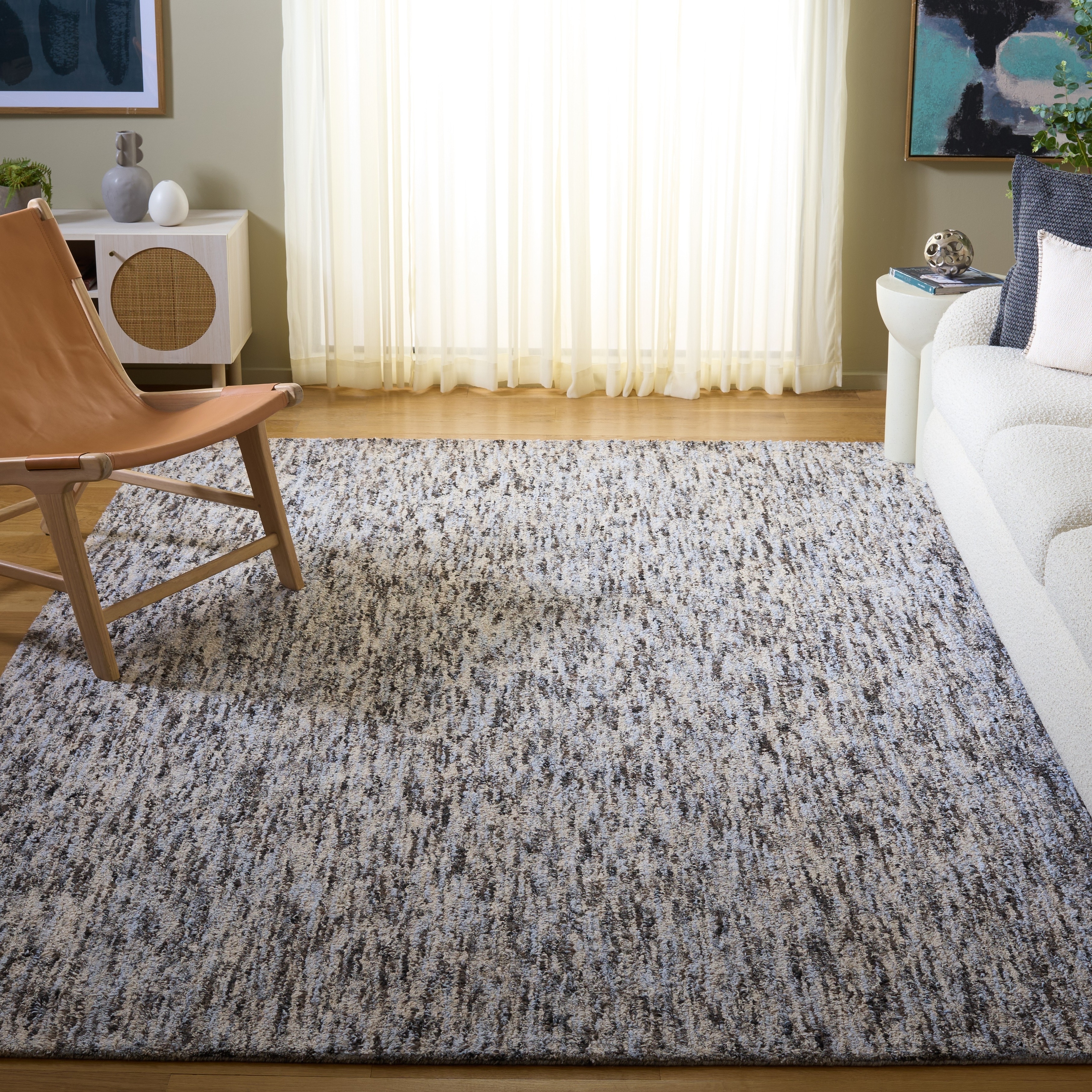 SAFAVIEH Handmade Abstract Velija Modern Wool Rug