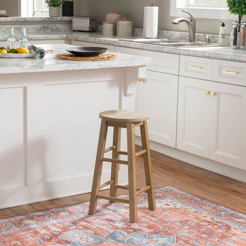 Woodland Way Backless Counter Height Stool - Greywash