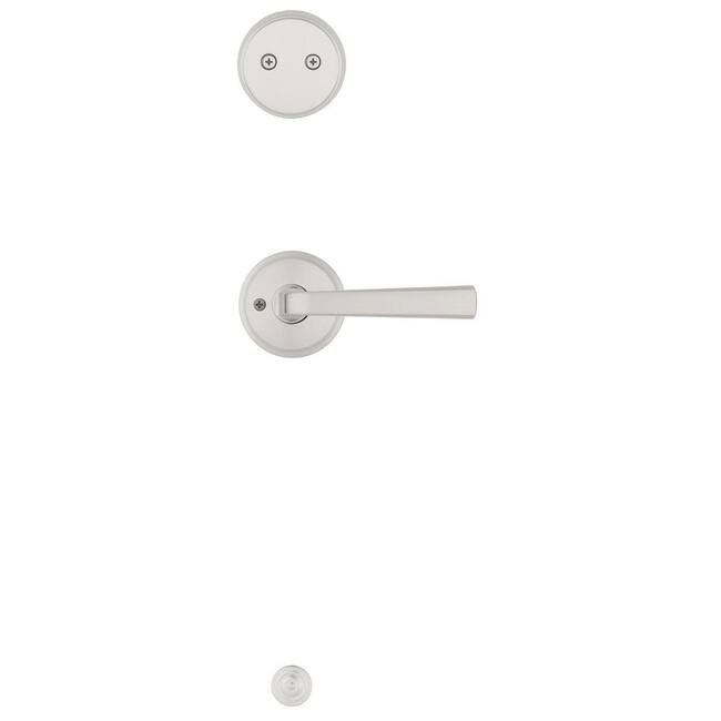 Kwikset 973TDL Trafford Lever Dummy Interior Pack with Round Rose for
