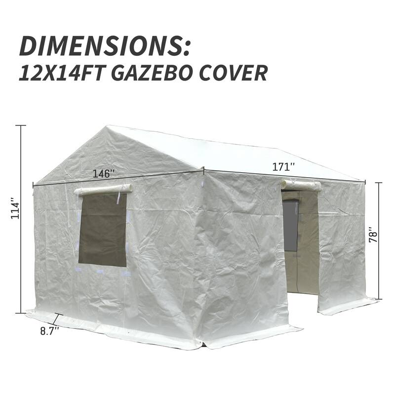 12'x14' Gazebo Cover for Hardtop Gazebos