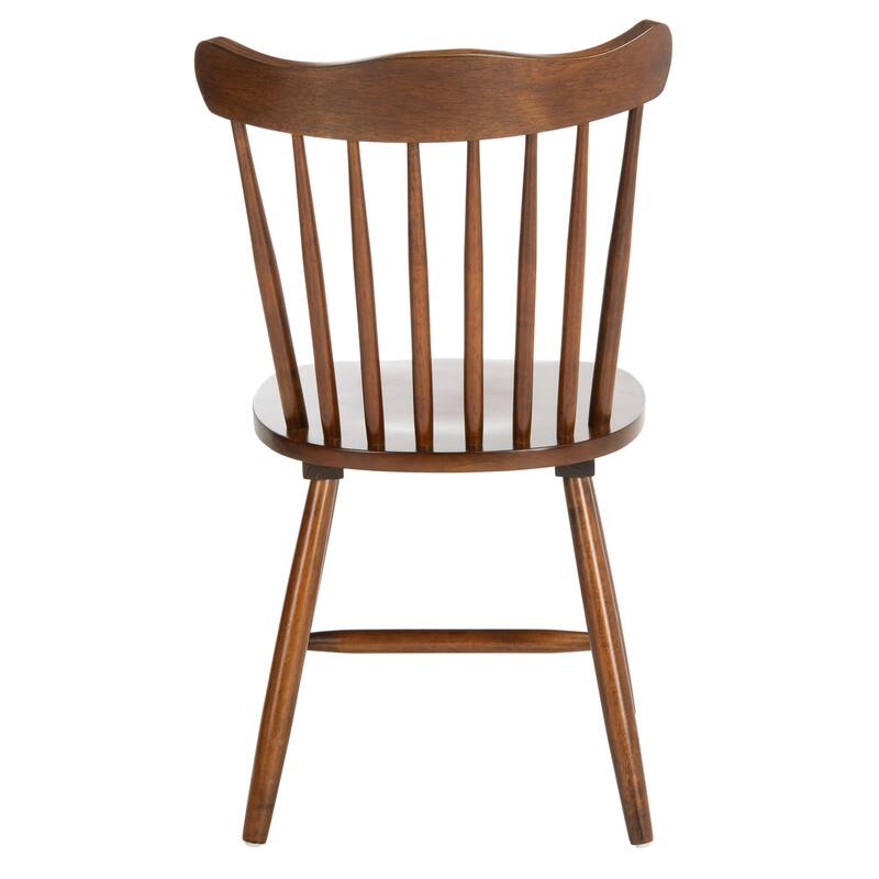 SAFAVIEH Margretta Spindleback Windsor Dining Room Chair (Set of 2) - 17" W x 19" L x 34" H - 17Wx19Dx34H