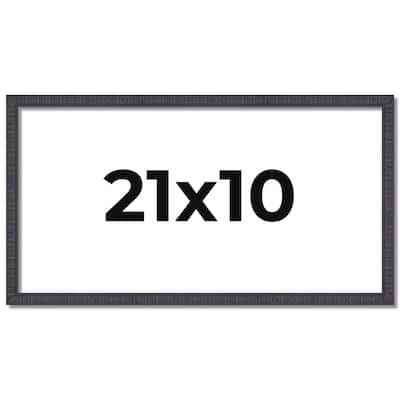 21x10 Frame Brown Picture Frame - Complete Modern Photo Frame Includes