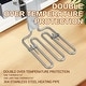 preview thumbnail 3 of 4, 24L Electric Deep Fryer, Dual Tank Stainless Steel Commercial Fryer with Basket and Lid