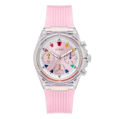 Guess Women's Athena Pink Dial Watch - GW0438L7 - 6 (36)