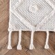 preview thumbnail 11 of 29, nuLOOM Handmade Tasseled Diamond Trellis Area Rug