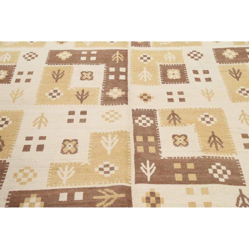 Tribal Geometric Gabbeh Kashkoli Oriental Area Rug Wool Hand-knotted - 6'4" x 9'7"