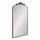 preview thumbnail 21 of 174, Kate and Laurel Arendahl Traditional Baroque Arch Wall Mirror 24x42 - Bronze