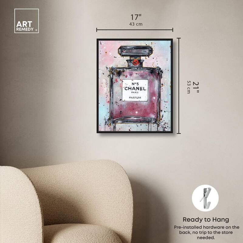 Doll Memories - Abstract Perfume Canvas by Art Remedy