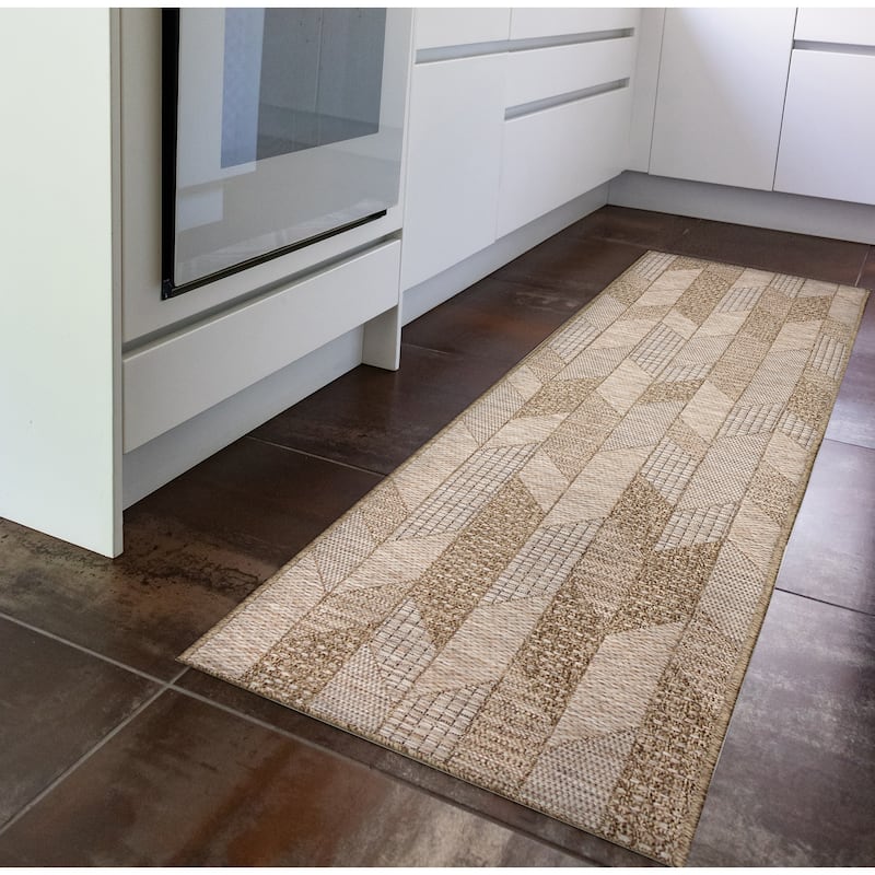 Liora Manne Orly Angles Indoor/Outdoor Rug