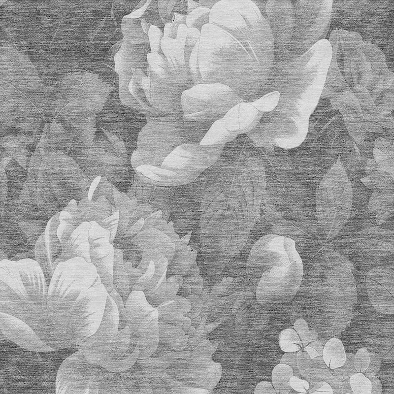 HomeRoots Floral Transitional Rectangle Outdoor Rug