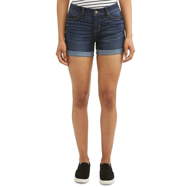Time and tru mid rise denim shorts Outlet
