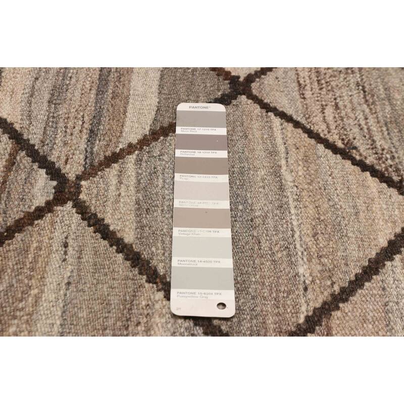 Sivas Taupe Kilim 5'1" x 6'4" - 5'1 x 6'4