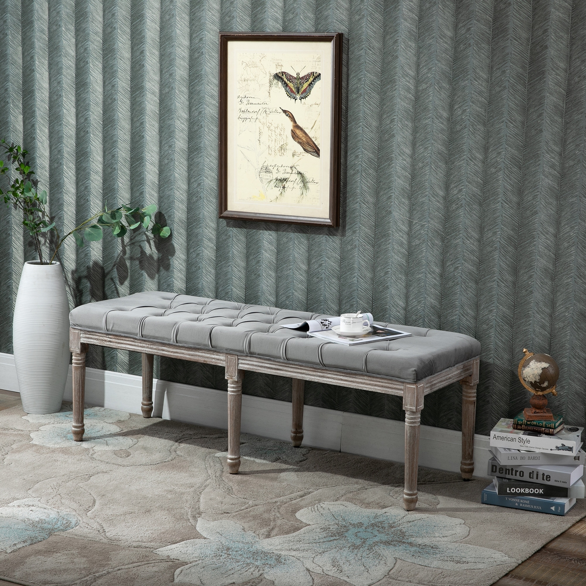 Upholstered bench deals seat