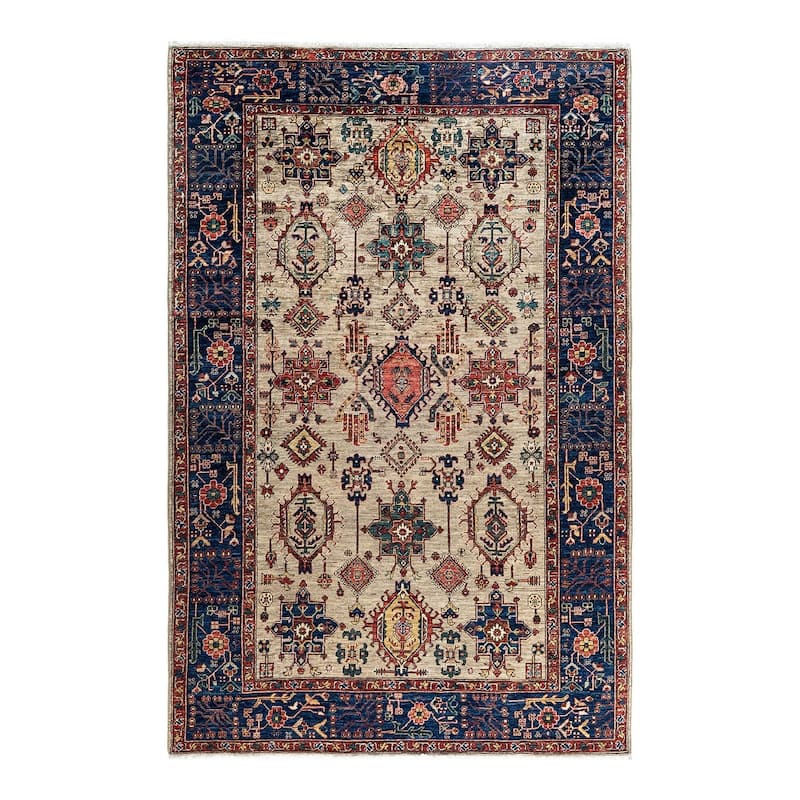 Serapi One-of-a-Kind Hand-Knotted Area Rug - Brown, 6' 0" x 9' 2" - 6' 0" x 9' 2"