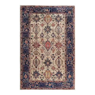 Serapi One-of-a-Kind Hand-Knotted Area Rug - Brown, 6' 0" x 9' 2" - 6' 0" x 9' 2"