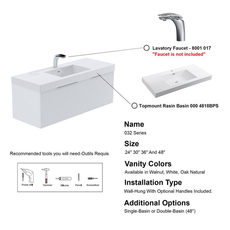 Dillon 48" Single Vanity Set