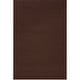 preview thumbnail 25 of 64, Hand Woven Yale Contemporary Solid Braided New Zealand Wool Area Rug Brown - 5' x 8'
