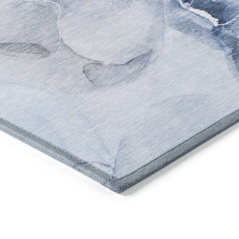 Laso Modern Art-Inspired Weather Resistant Versatile Elegance Runner Outdoor Rug - 2' X 8'