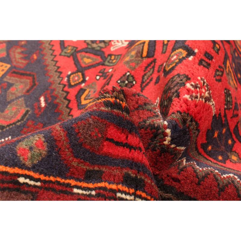 ECARPETGALLERY Hand-knotted Anadol Red Wool Rug - 3'11 x 7'1