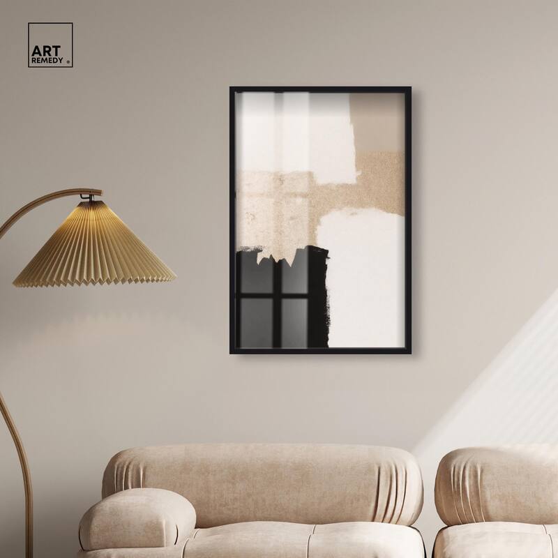 Earth and Ink I Shadowbox by Art Remedy