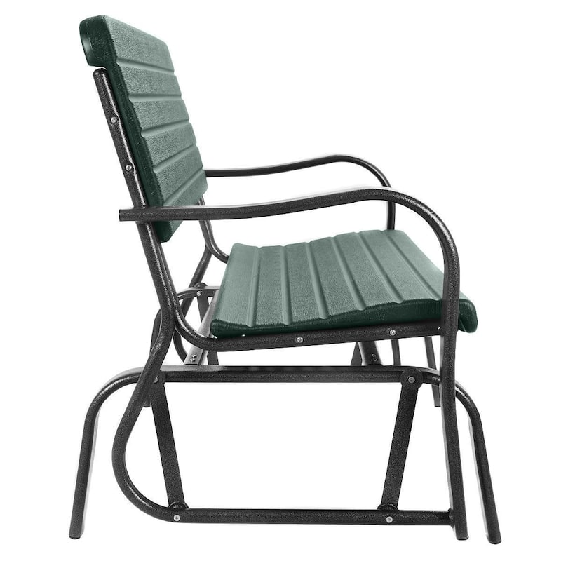 Costway Outdoor Patio Swing Porch Rocker Glider Bench Loveseat Garden