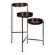 preview thumbnail 30 of 86, Kate and Laurel Finn Metal 3-tier Modern Plant Stand - 16x21x30