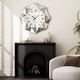 preview thumbnail 3 of 10, Modern Octagon Wall Clock Mirrored Large Clock