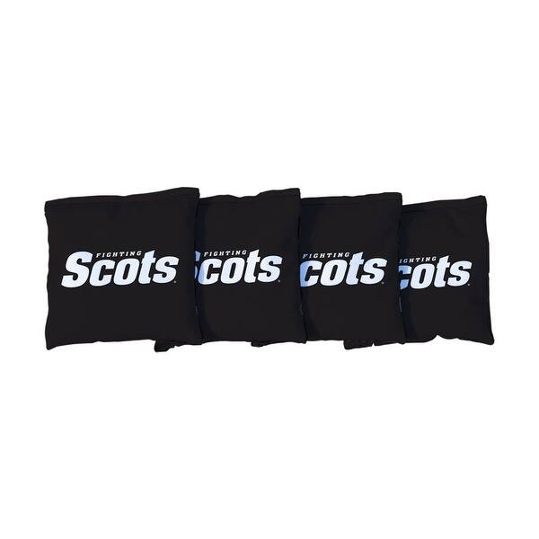 slide 2 of 3, Monmouth College Fighting Scots Black Cornhole Bags All-Weather Resin Filled