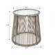 preview thumbnail 14 of 19, Outdoor 3 Pieces Wicker Bistro Chat Set for 2 Persons