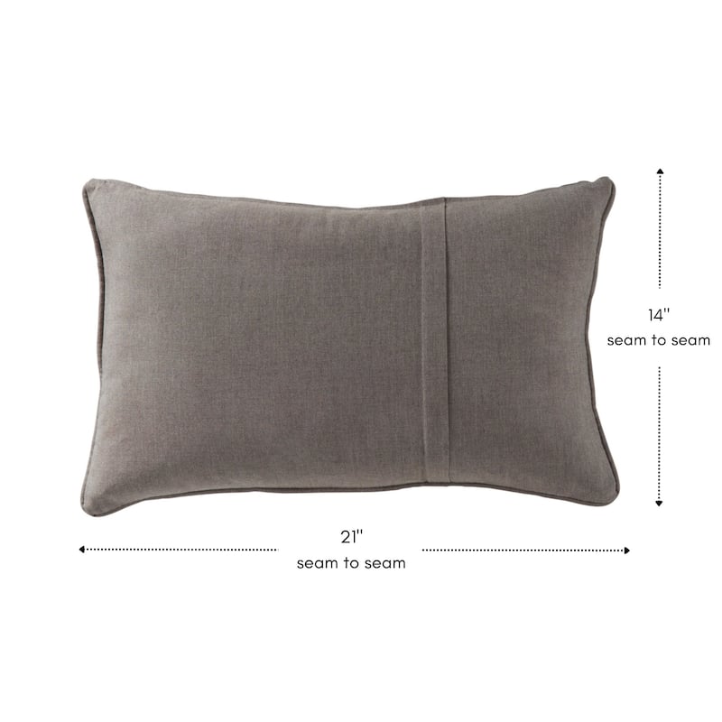 Greendale Home Fashions Sunbrella 21" x 14" Rectangle Outdoor Throw Pillow (Set of 2)