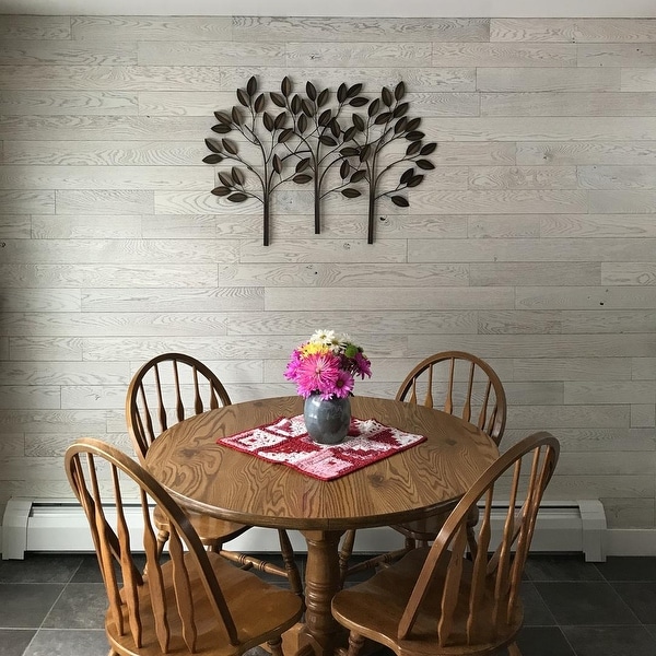 Peel and stick store wood wall planks