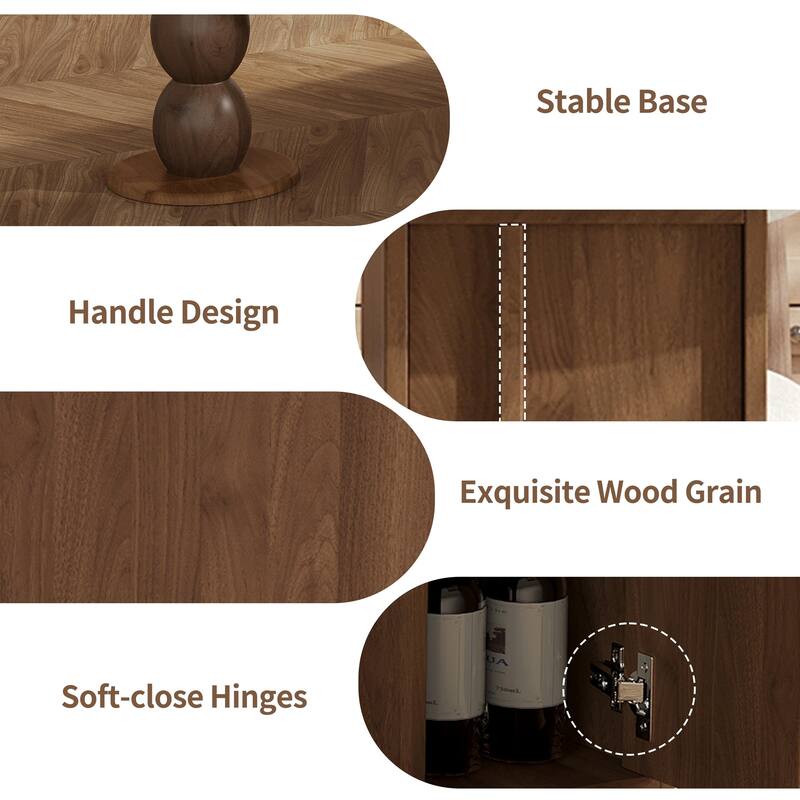 71" Extendable Oval Dining Table For 4-6, Modern Kitchen Table With Travertine Sintered Stone Top & Storages, Beige