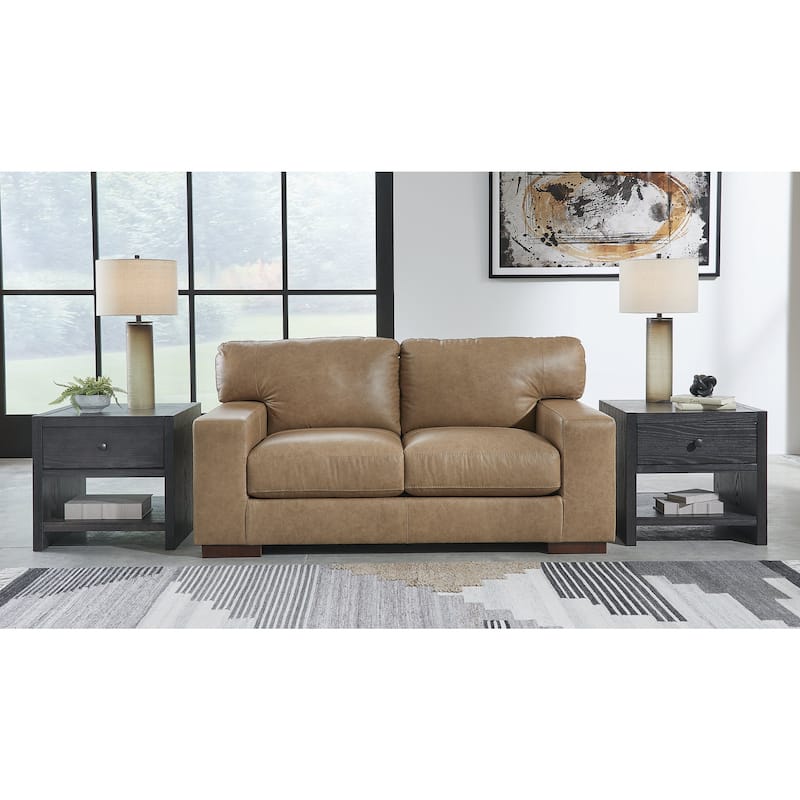 Signature Design by Ashley Lombardia Brown 2-Piece Upholstery Package - 96" W x 40" D x 35" H