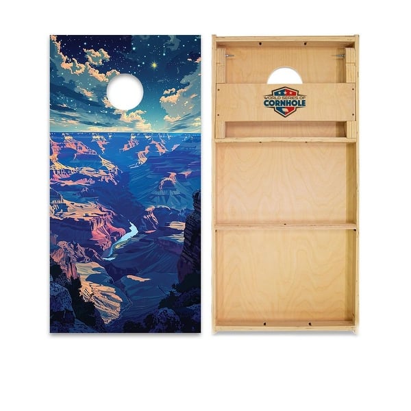 slide 2 of 6, Grand Canyon National Park Regulation 2x4 Cornhole Board Set All-Weather - Include Carrying Case