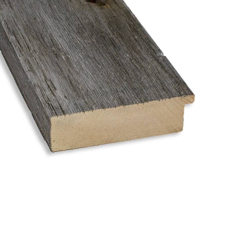 Fencepost Grey Wood Framed Grey Corkboard Bulletin Board