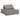 Yom 49 Inch Lounge Chair, Tufted Seat, Cushioned Back, Piped Edges, Gray